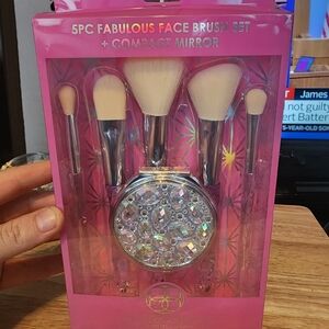 ❤️5pc face brush set